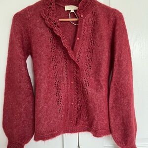 Sézane Angie Rosewood cardigan xxs